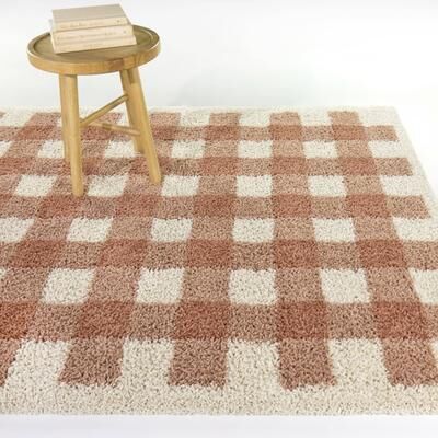 Balta Rugs March Gingham Shag Area Rug