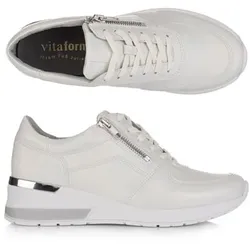 VITAFORM Damen-Sneaker Stretchmaterial Perlmutt-Schimmer Sohle Nina