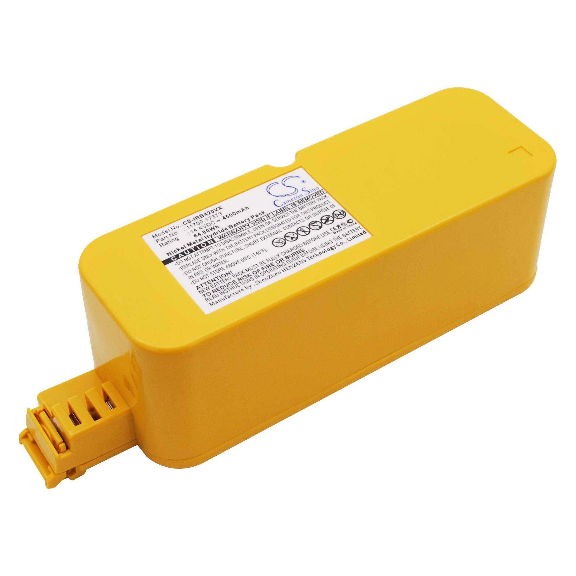 CS Cameron Sino Vacuum Cleaner Battery for iRobot Cleanfriend & Romba, 4000mAh (CS-IRB420VX)