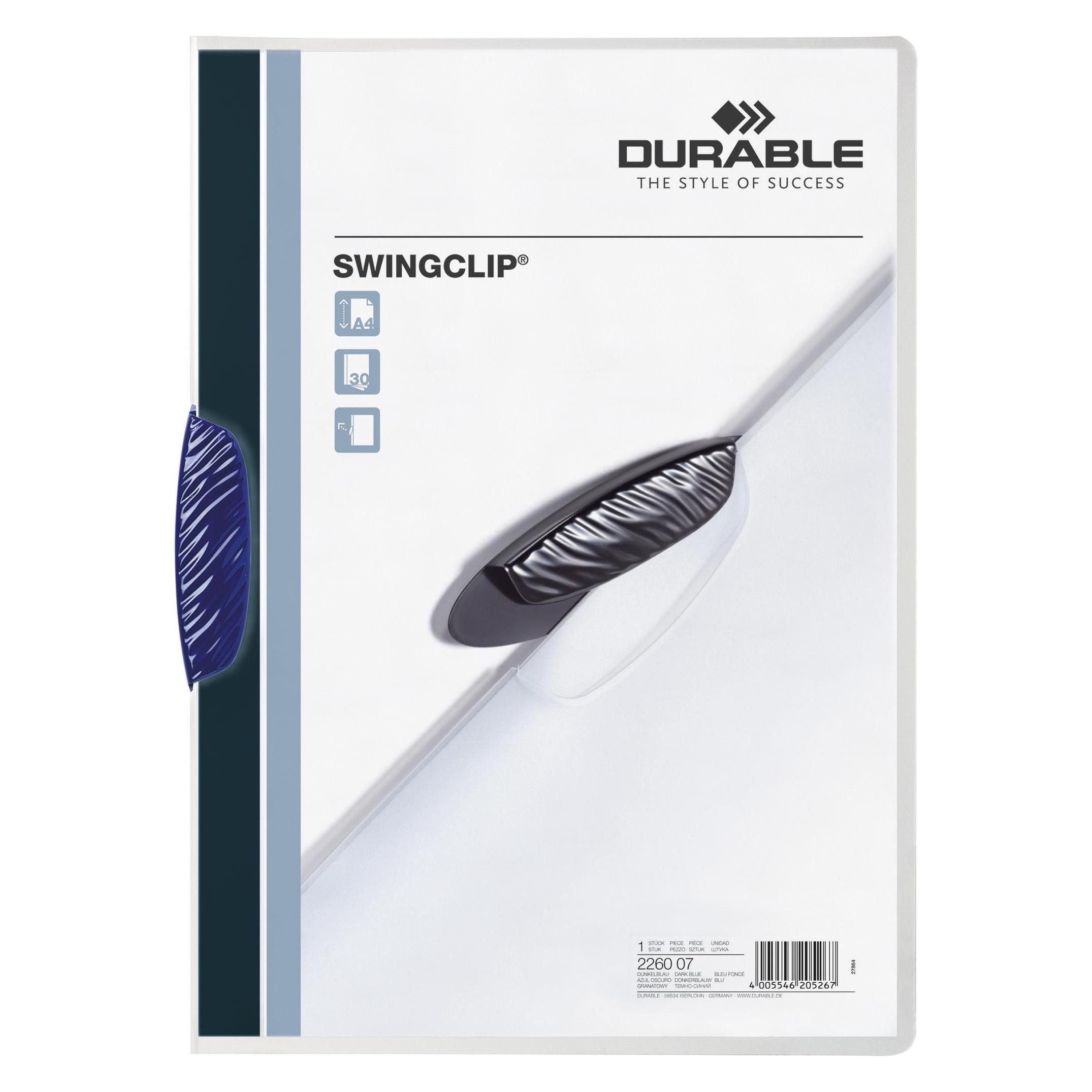 Durable Klemmhefter SWINGCLIP (A4, 1x) (2260/07)