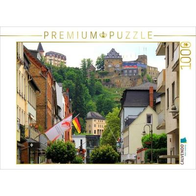 CALVENDO Puzzle St. Goar am Mittelrhein mit Blick auf die Burg Rheinfels | 1000 Teile Lege-Größe 64x48cm Foto-Puzzle für glückliche Stunden, Sonstige