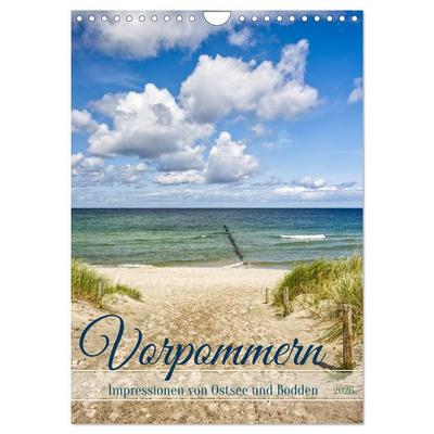 Vorpommern, Impressionen von Ostsee und Bodden (Wandkalender 2026 DIN A4 hoch), CALVENDO Monatskalender
