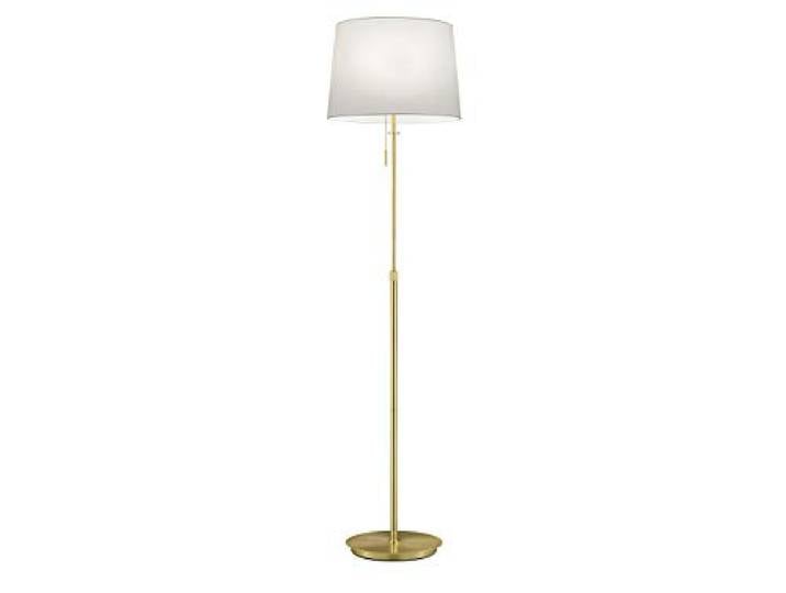 Trio-Leuchten 409100308 Lampe sur pied\, Métal\, Messing Matt/blanc