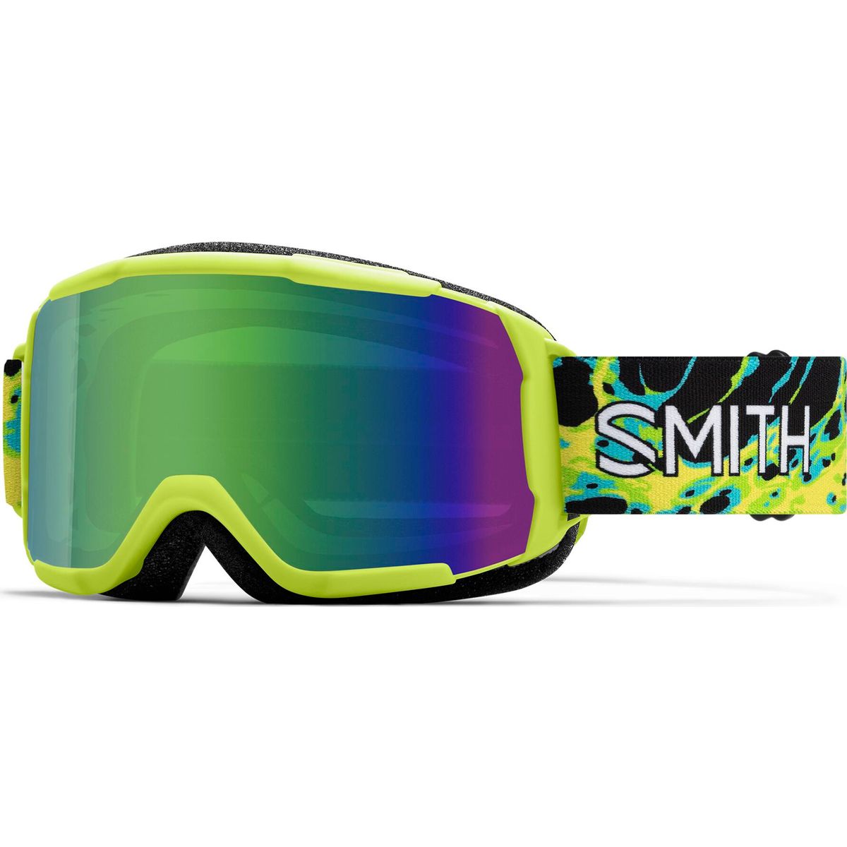 Smith Daredevil electric lime slime green solx mirror antifog M006713X599C5