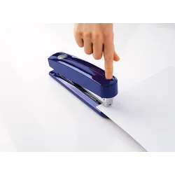 novus Heftgerät blau
