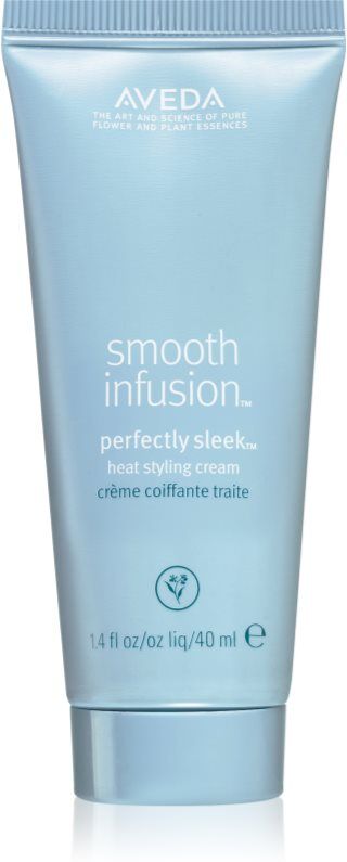 Aveda Smooth Infusion™ Perfectly Sleek™ Heat Styling Cream thermo-crème de lissage pour cheveux indisciplinés anti-frisottis 40 ml