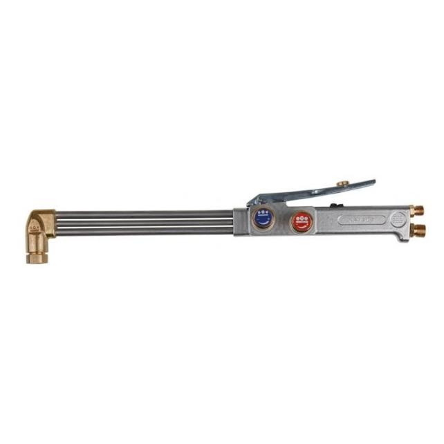 Elmag - Handschneidbrenner Dortmund, Federhebel L 500mm, Brennerkopf 90°Sauerstoff/Azetylen/Propan/M (58100)