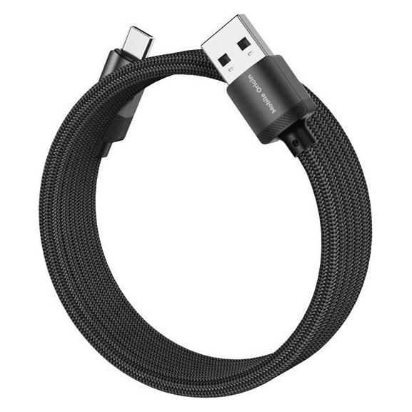 Mobile Origin Magnetic Patented Original Cable USB-A to USB-C - 1m - Black (1 m, USB 2.0, 27 W) (MC2-USBA-1M-BLK)