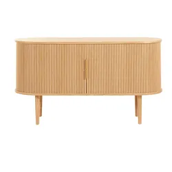 Vintage-Sideboard aus hellem Eichenholz mit 2 Schiebetüren B138 cm EPIC