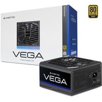 VEGA PPG-850-S, PC-Netzteil schwarz, 1x 12 Pin High Power GPU, 4x PCIe, 850 Watt