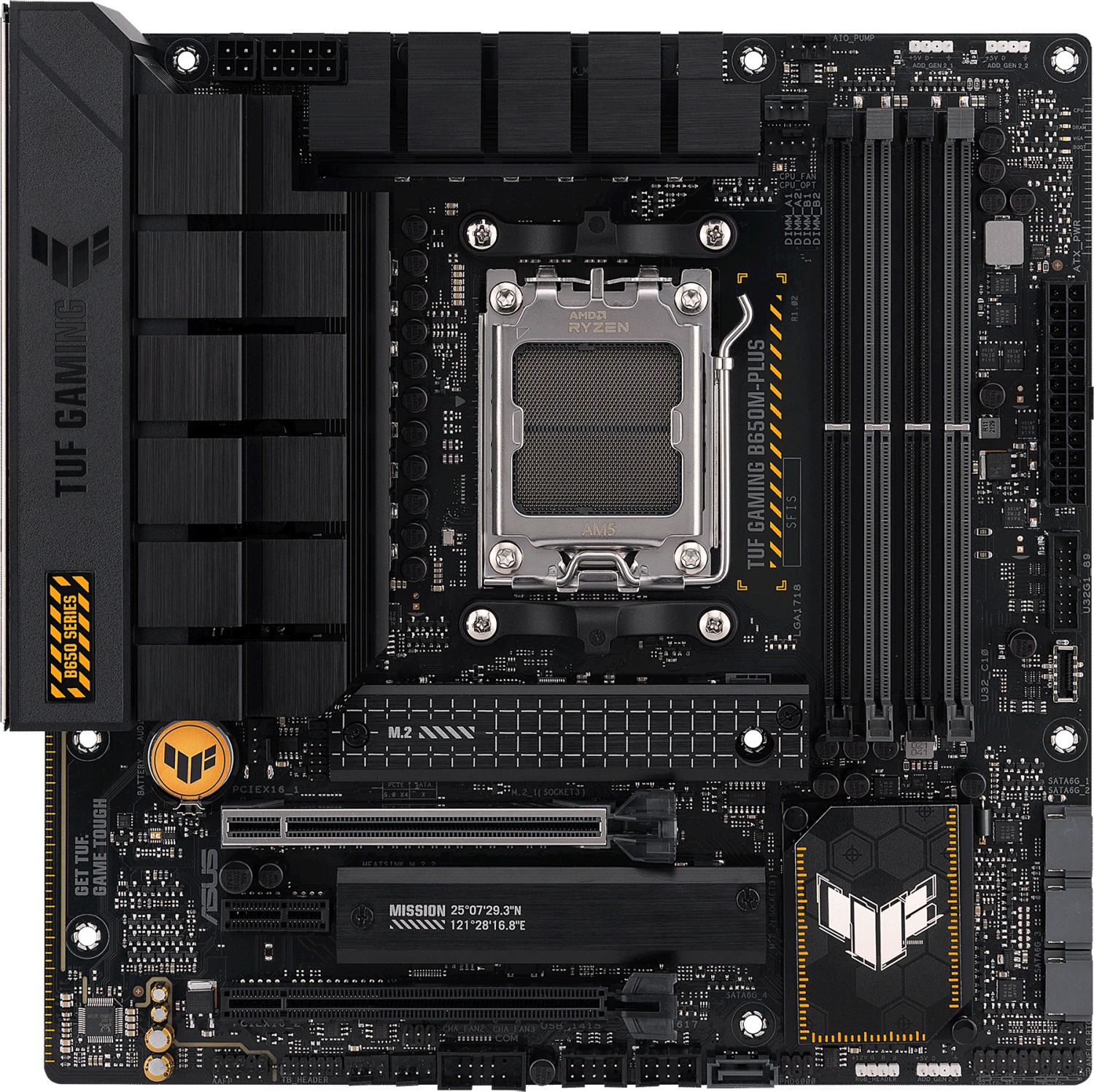 ASUS TUF GAMING B650M-PLUS mATX Mainboard - Sockel AM5