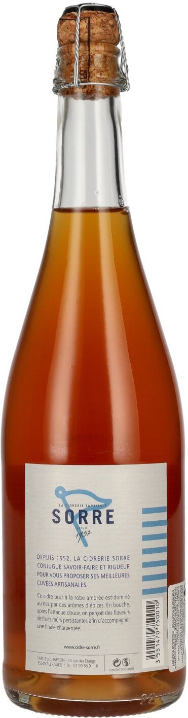 Sorre Cidre Artisanal Brut 4,5% Vol. 0,75l