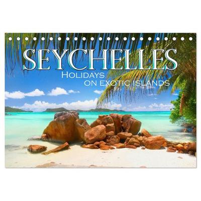 Seychelles, Holidays on Exotic Islands (Desk Calendar 2026 DIN A5 landscape), CALVENDO 12 Month DeskCalendar