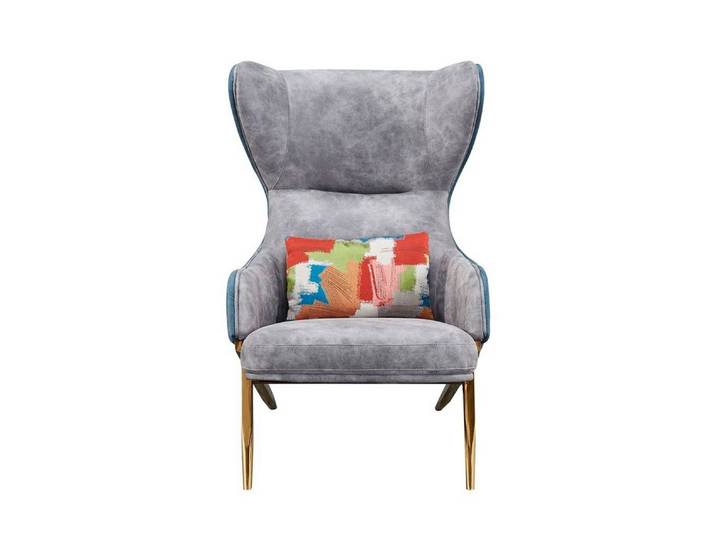 JVmoebel Sessel Beige Relaxsessel aus Leder mit Lounge-Design, Made in Europa