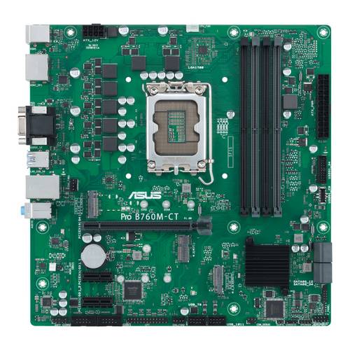 Asus PRO B760M-CT-CSM Mainboard Sockel (PC) Intel LGA 1700 Formfaktor (Details) Micro-ATX Mainboard-Chipsatz Intel B760