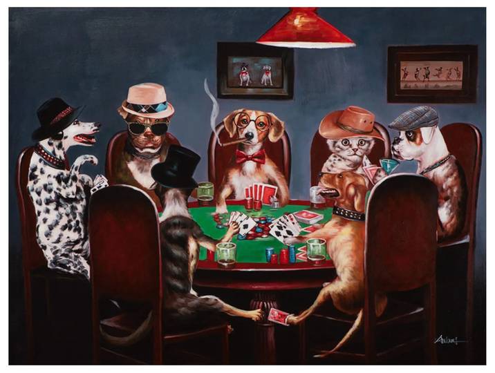 Bild Skatrunde mit Hunden image LAND