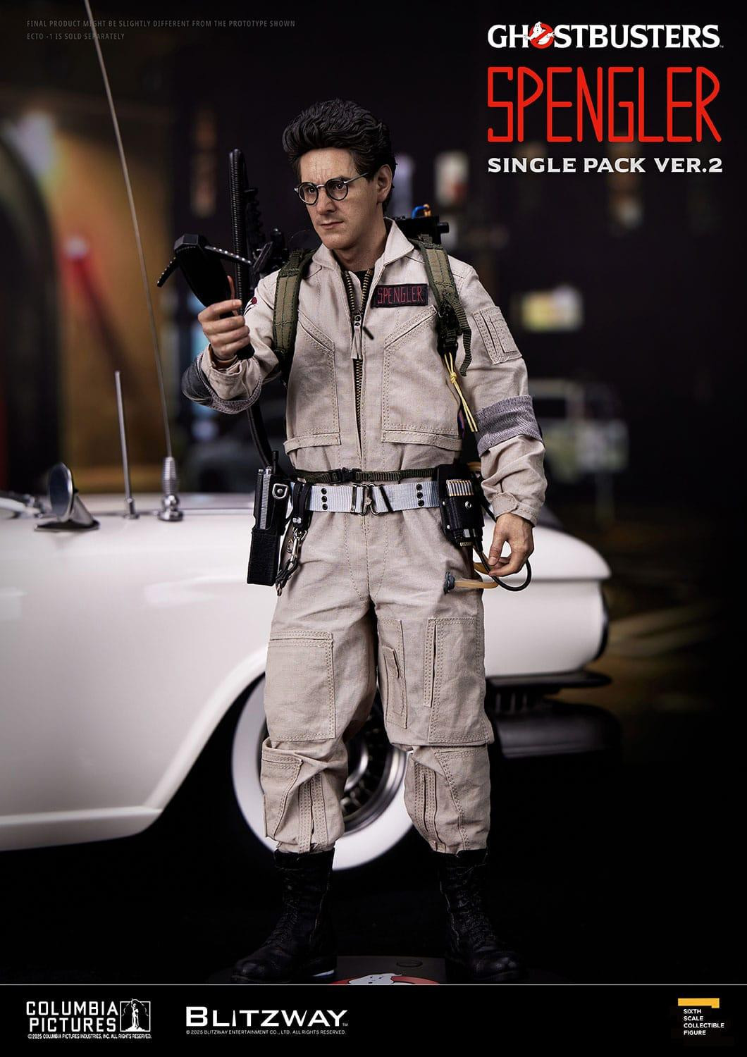 Blitzway Ghostbusters Premium UMS Actiefiguur Egon Spengler Versie 2, 31 cm