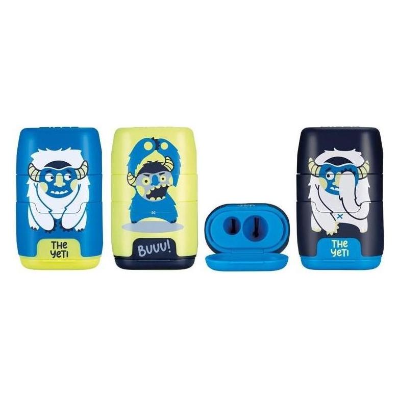 Milan Spitzer-Radierer Compact The Yeti + 2 Radiergummis 430 (500679)