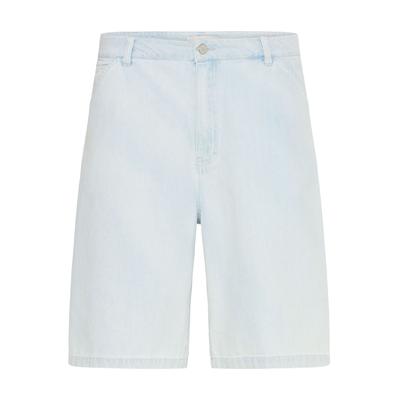 Bermudas SOLID "Bermudas SDTommy Relaxed Fit", Herren, Gr. XL, N-Gr, blau (light blau denim), Obermaterial: 100% Baumwolle CO., Hosen Bermudas