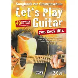 Let's Play Guitar Pop Rock Hits + 2 CDs, Fachbücher von Alexander Espinosa, Helmut Hage