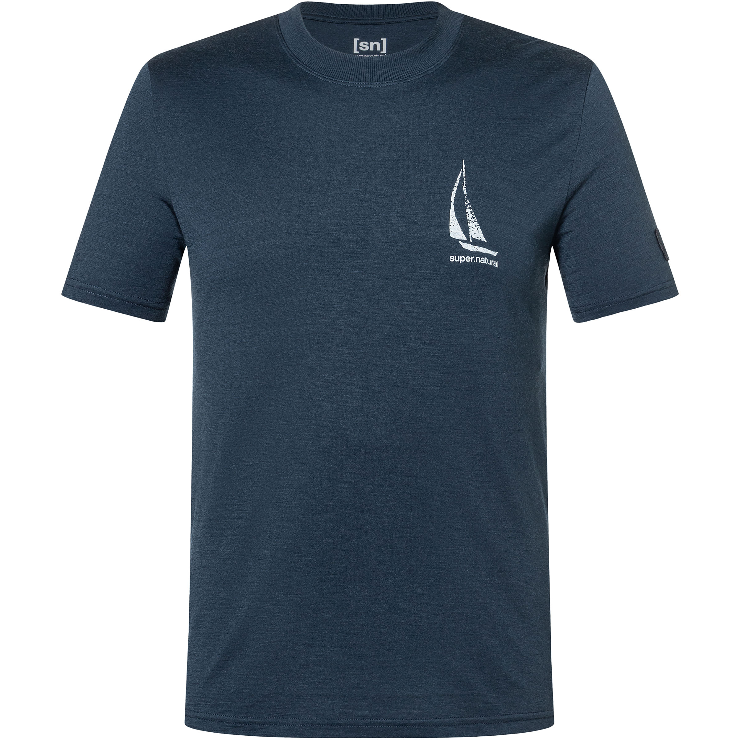 Super.Natural Sailing Boat J Herren T-Shirts blau Größe S Lifestyle Hautfreundlich Merinowolle