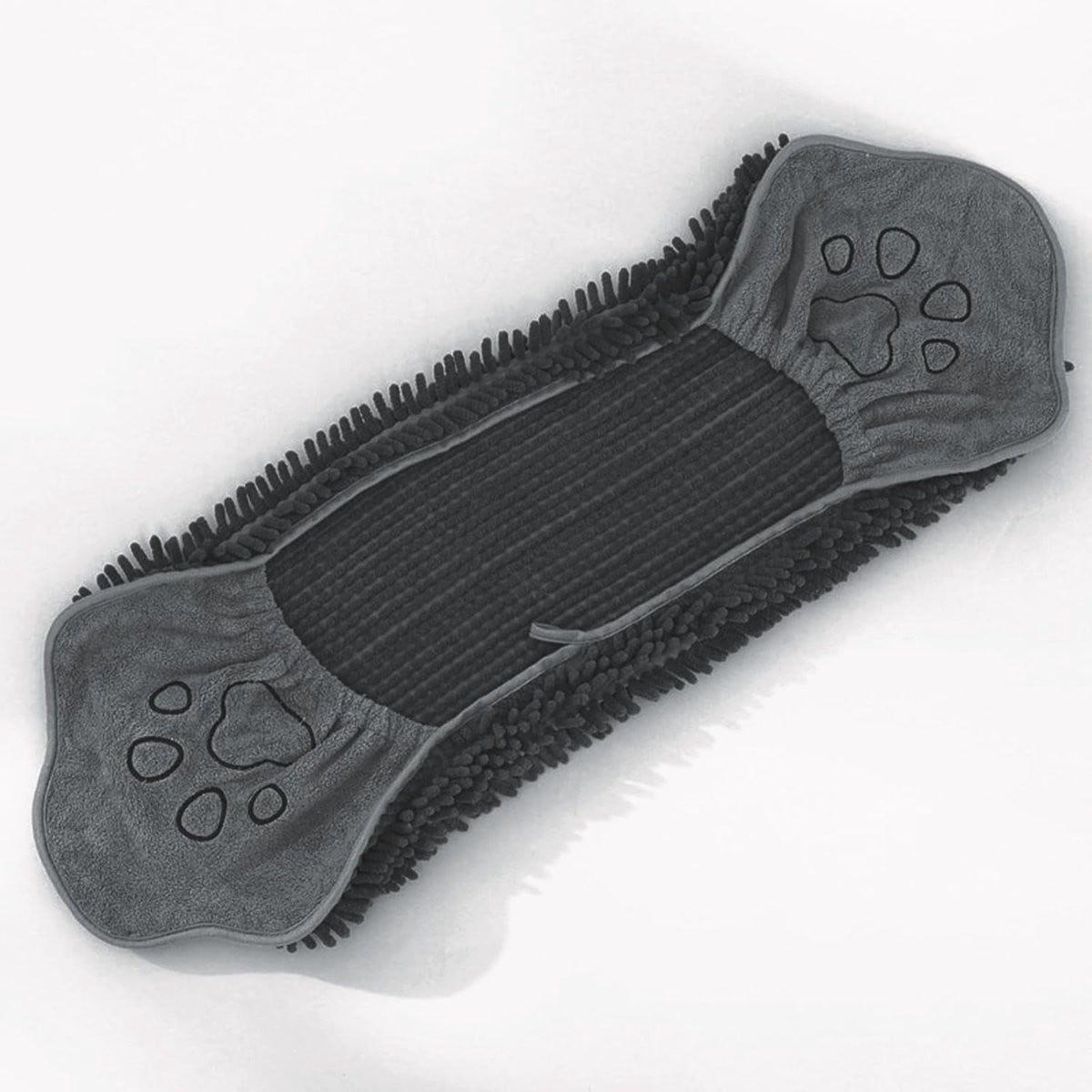 SnelShoppen Microfiber Pet Towel voor honden en katten, sneldrogende badhanddoek, grijs, 80 cm