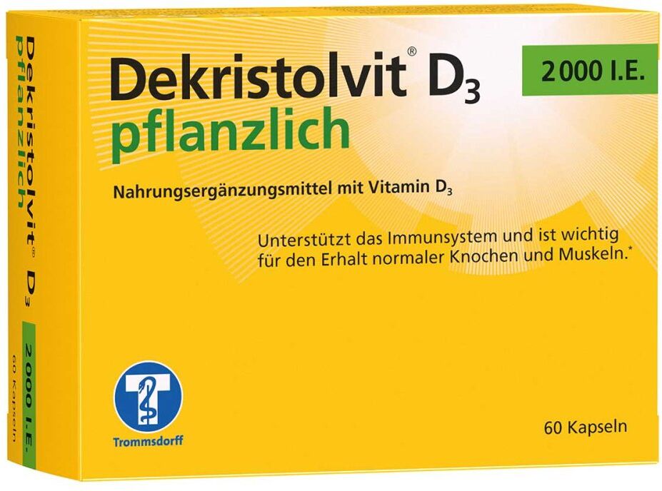 Dekristolvit D3 2000 I.e. Pflanzlich Kapseln