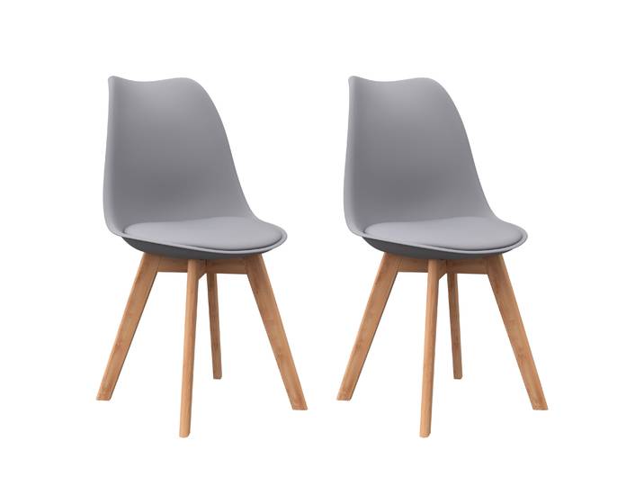 Esszimmerstuhl AMELIA 2er Set grau