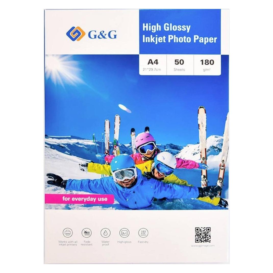 G&G 180GSM-A4-50 Fotopapier 180 g/m² 50 St. (180 g/m², A4, 50 Stk.) (180GSM-A4-50)
