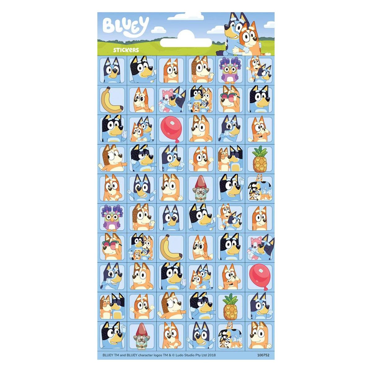 Totum Aufkleberbogen Bluey Mini (60 Sticker) (49045705)