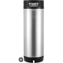 VEVOR Corny Keg Ball Lock Keg 19 L, SUS304 Cold Brew Eimer Fass mit zwei Gummigriffen & robustem Gummiboden, Brauausrüstung für Heimbraupartys Bar Bistro Restaurant Café, 1 Stk.