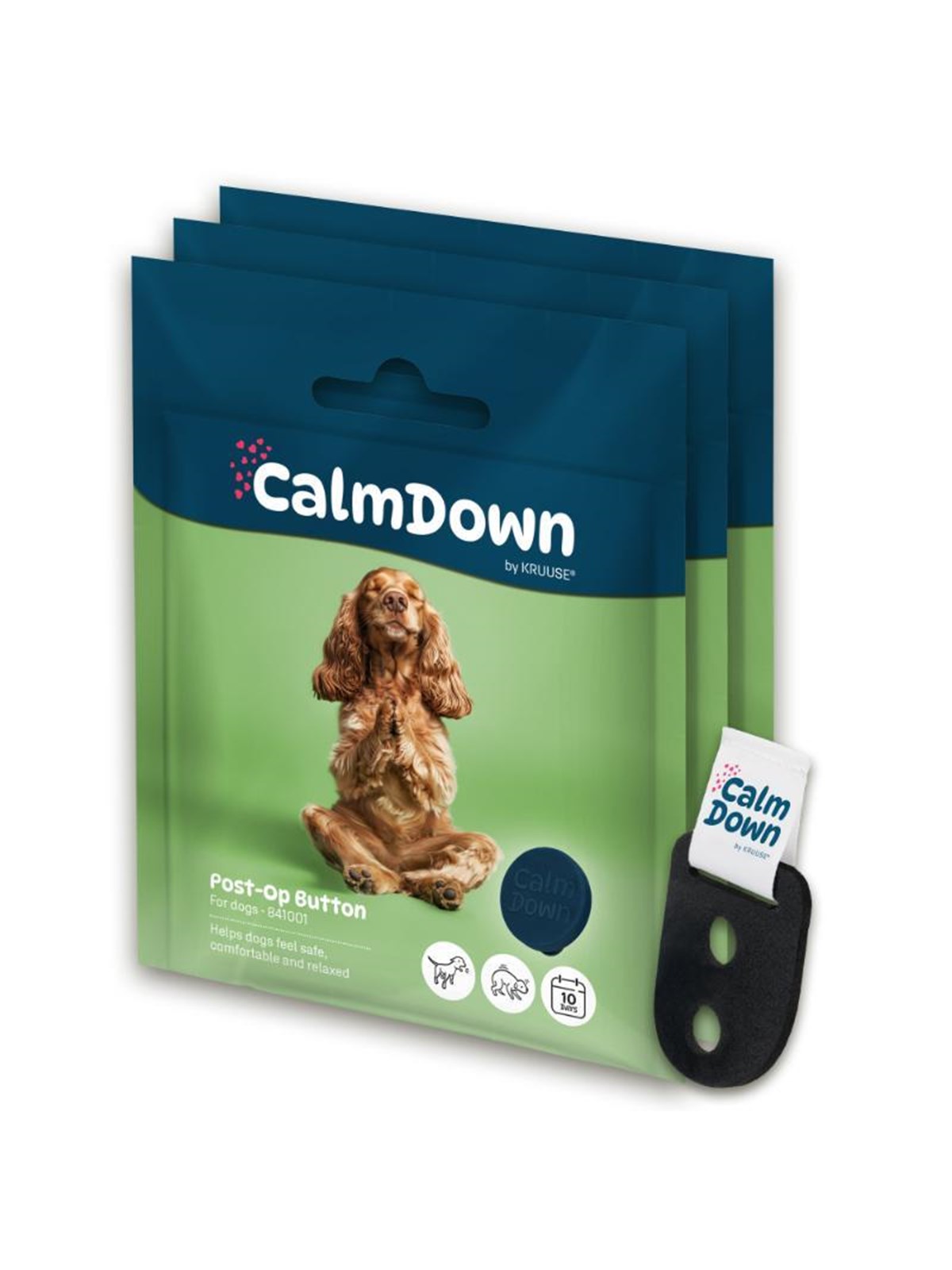 CalmDown by KRUUSE Hund MultiUse Kit, 3 Knöpfe