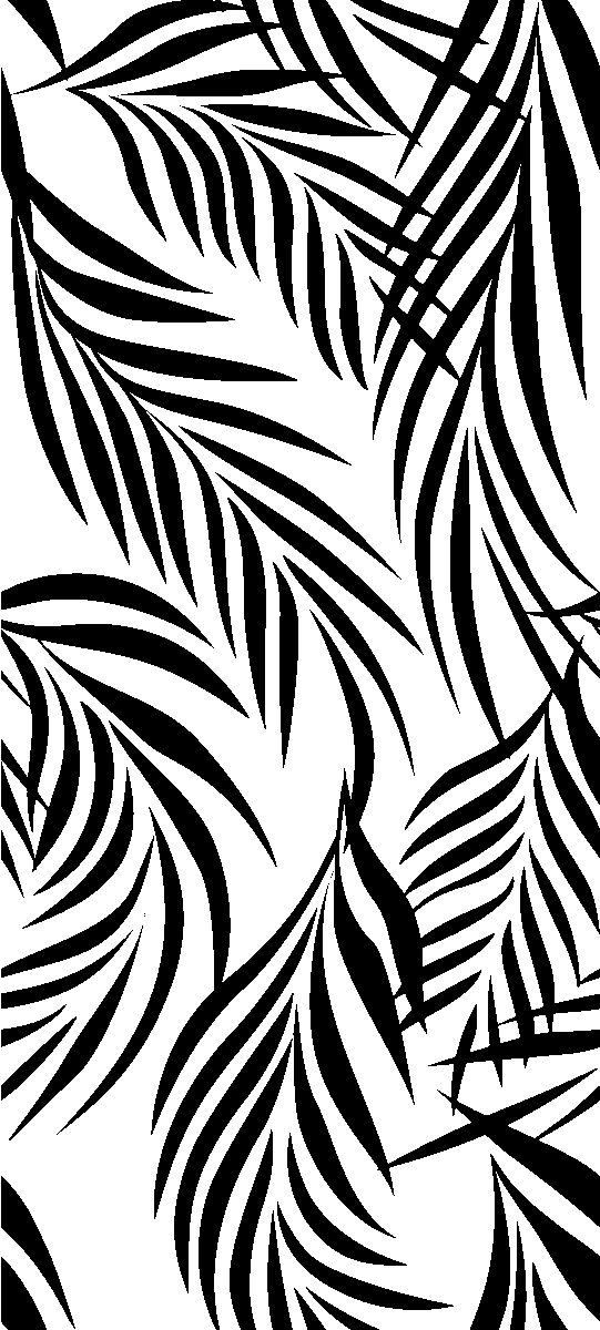 Ambiance-sticker Sticker feuilles de palmier