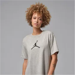 NIKE Jordan Jumpman Girlfriend HBR T-Shirt Damen 050 - grey heather/black XS