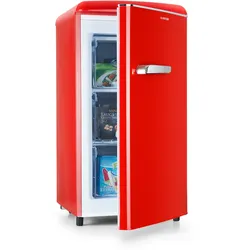 Laika 60L Gefrierschrank 60 Liter 3 Schubladen Temperatur: -18 bis 0 °C Rot