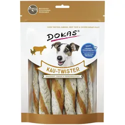 Dokas Kau-Twister Rinderhaut/Pansen/Hühnerbrust 1x200 g
