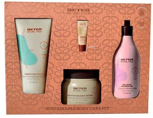 BETER Set Regalo Cuidado Corporal Natural Fiber