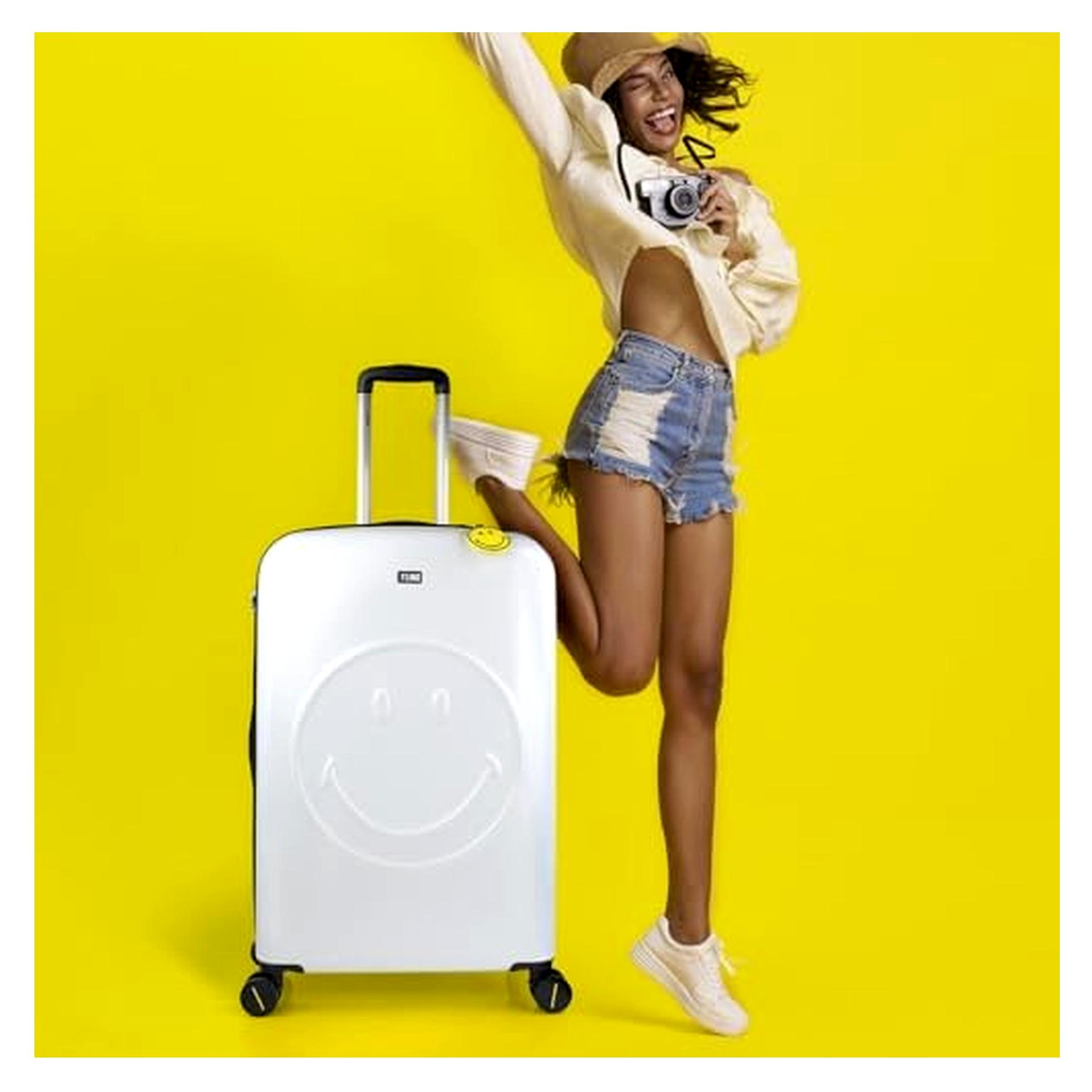 Originals Reisekoffer der Firma, Set mit 4 Rädern, Reisekoffer-Set, leicht, mit Zahlenschloss