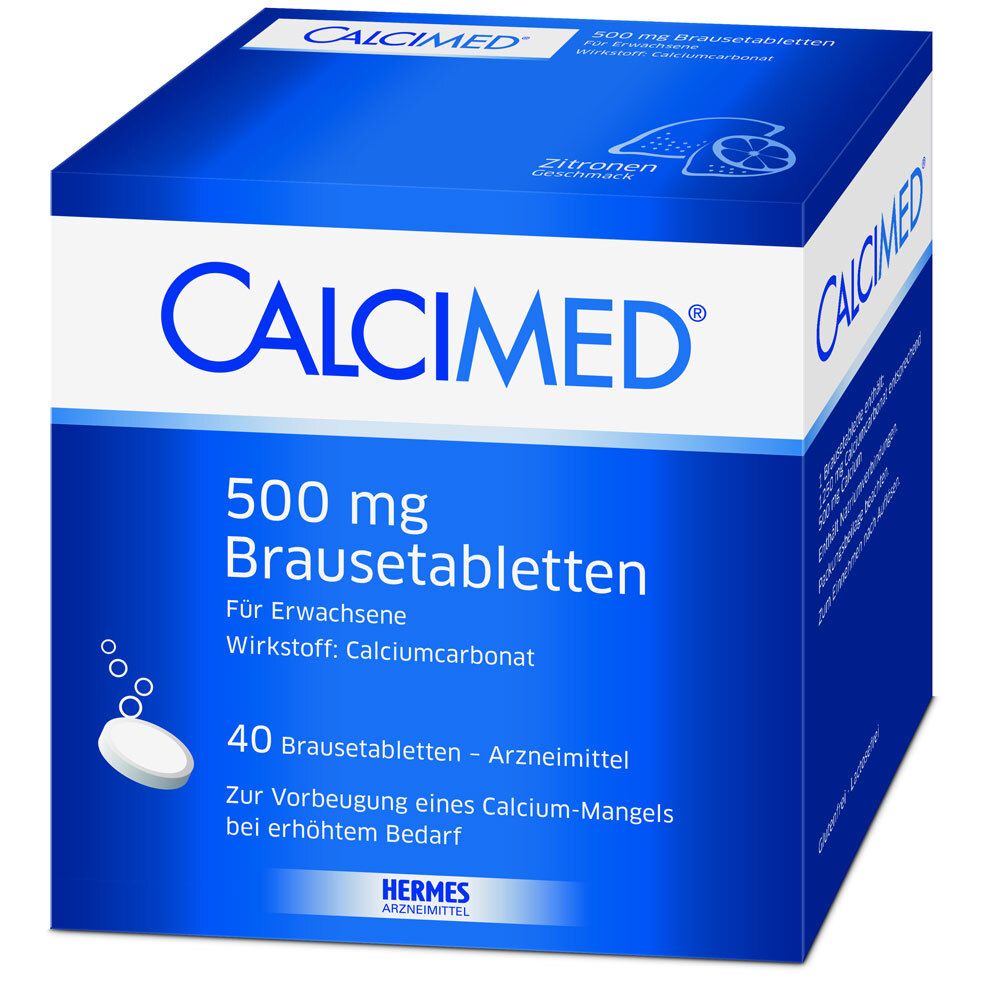 Calcimed 500 mg Brausetabletten 40 St