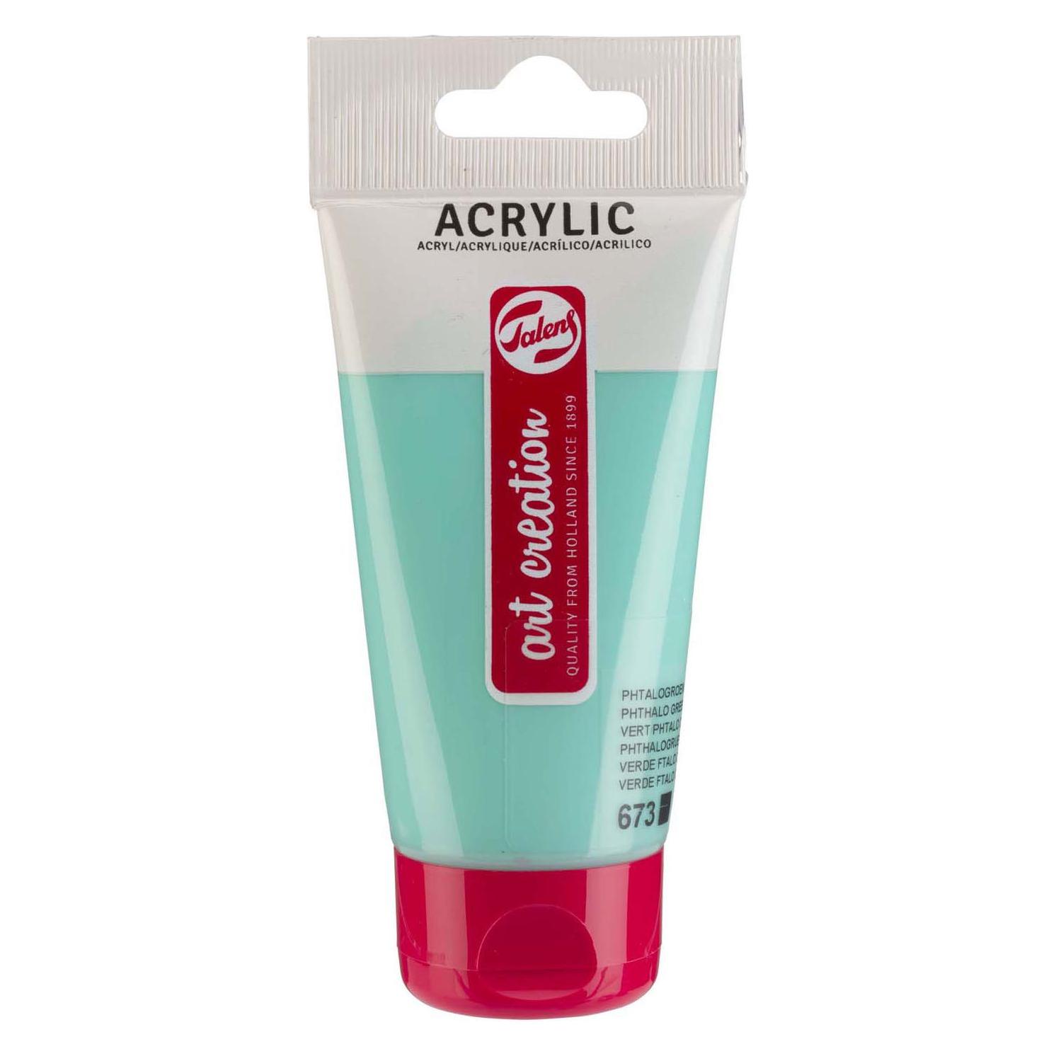 Talens Art Creation Acrylfarbe, Tube 75 ml, Phtalogrün hell (75 ml) (57456691)