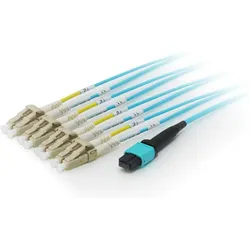 equip MTP/LC Trunk Fiber Patch Cord OM4 M/M (20 m), Netzwerkkabel