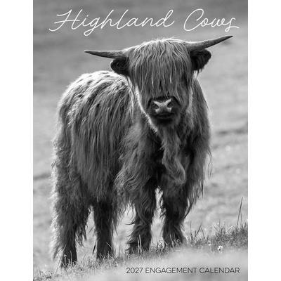 Highland Cows 2027 6.5 X 8.5 Engagement Calendar