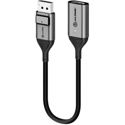 ALOGIC ULDPHDA-SGR Videokabel-Adapter 0,2 m DisplayPort HDMI Schwarz, Silber