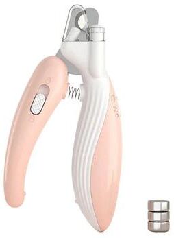 Uplift Treasures Professional Pet Nail Clippers With LED Light pink Led