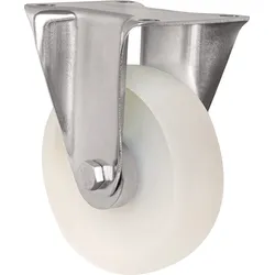 Bockrolle D.150mm Trgf.300kg PA Platte L135xB110mm TECWERK