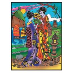 ColorVelvet Ausmalbild "Geishas" (47x35 cm) (71641561)