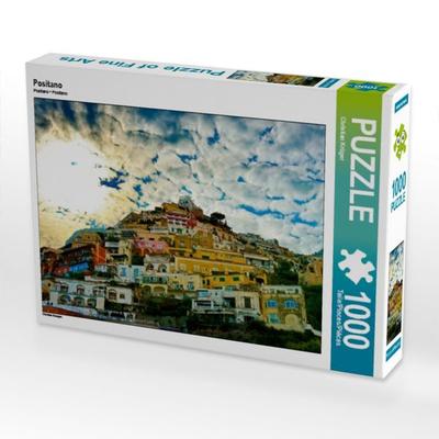 CALVENDO Puzzle Positano | 1000 Teile Lege-Größe 64x48cm Foto-Puzzle für glückliche Stunden