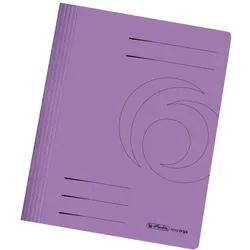 herlitz Schnellhefter DIN A4 Stabiler Manila-Karton violett