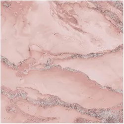 FOTOTAPETE Farbexperimente Marmor Rose und Glitzer 288/288 cm