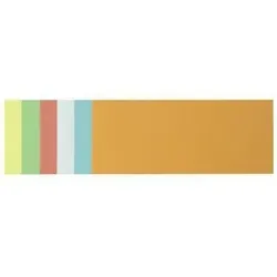 Soennecken Moderationskarte 4877 9,5x20,5cm sort. 250 St./Pack.